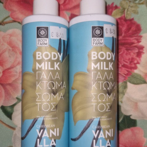 Body Milk Vanilla new, set of 2
