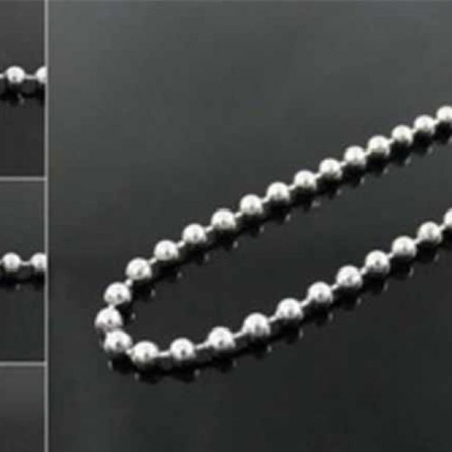 Stainless Steel Necklace Letter "X" New Silver