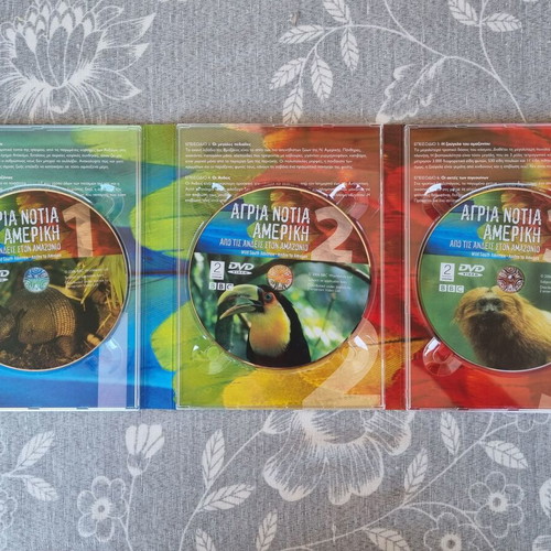 Wild South America Andes to Amazon 3 DVD box set like new