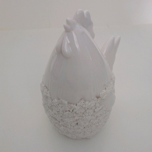 Porcelain hen like new, vintage decorative handmade