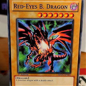 Red Eyes Black Dragon. SDDC. Yu-Gi-Oh