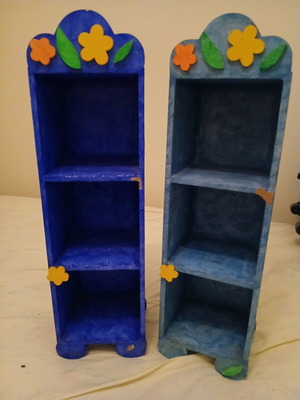 Wooden CD cases like new, pack of two