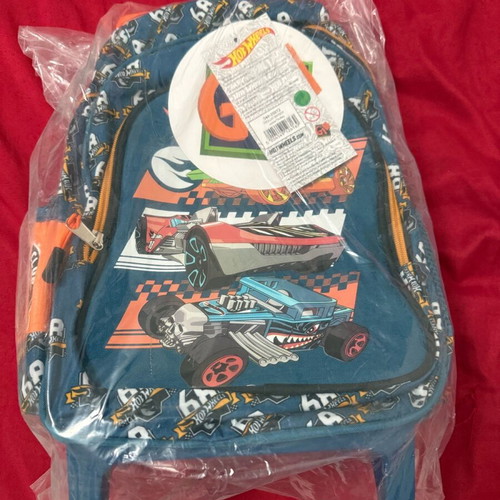 Children's backpack with cars and wheels new