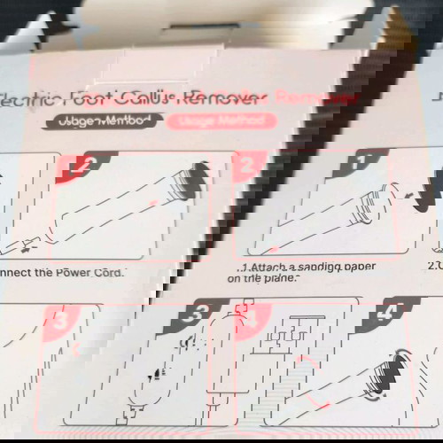 Ηλεκτρική ράσπα για φτέρνες σαν καινούργιο