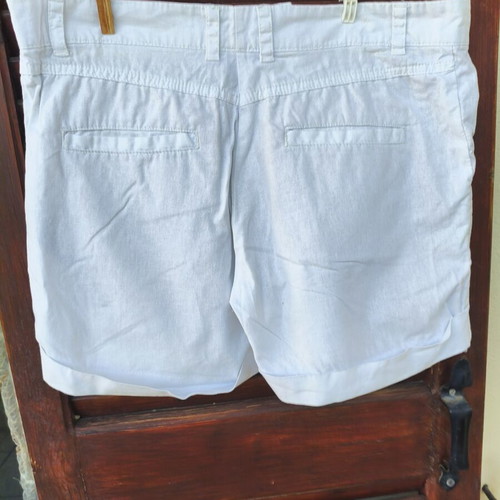 Esmara linen cotton shorts size M like new, white
