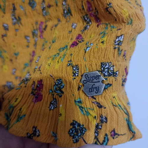 Superdry women's top orange floral new
