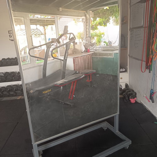 Whiteboard with mirror side, like new