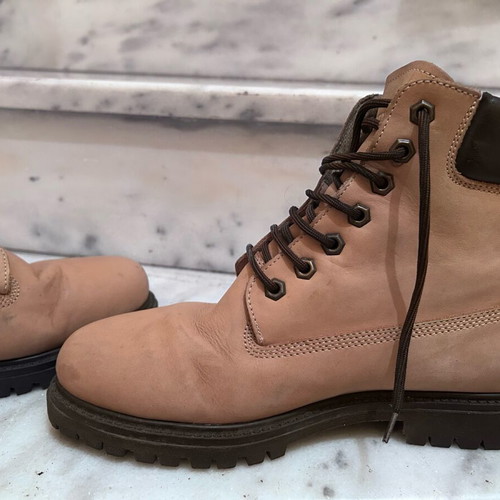 America men's boots like new, brown-mocha, size 43, winter