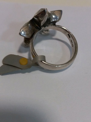 Silver ring new, size 57