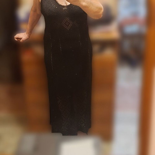 Twinset dress new, size XXL, black with side slits