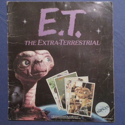 Panini ET The Extra-Terrestrial album used, 98% complete