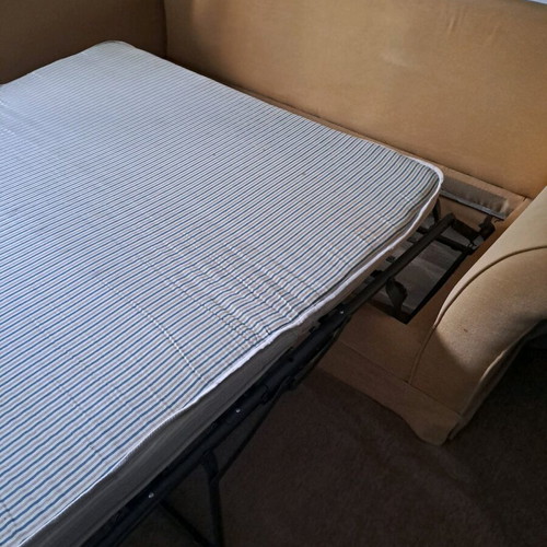 Sofa bed used, comfortable double