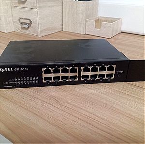 Zyxel GS1100-16 Unmanaged L2 Switch με 16 Θύρες Gigabit (1Gbps) Ethernet