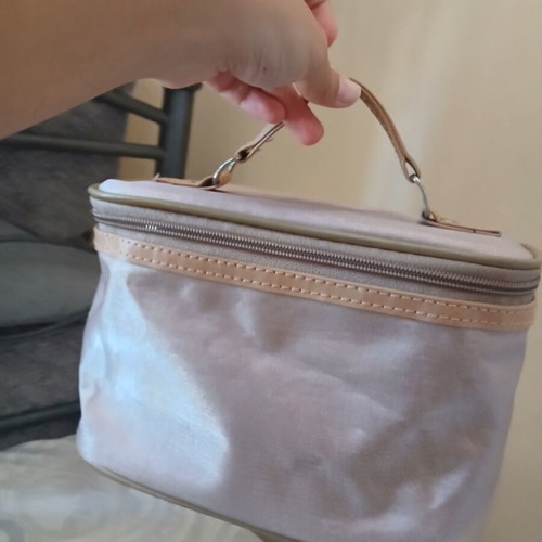 Libresse toiletry bag slightly used, beige
