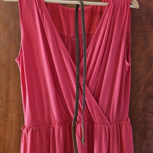 Mango maxi dress coral XL used