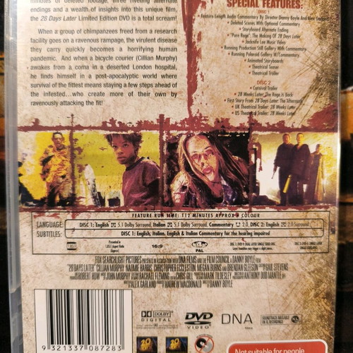 28 Days Later DVD Limited Edition like new, horror