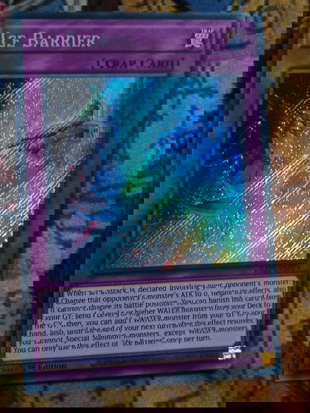 Ice Barrier (Secret Rare, Yugioh)
