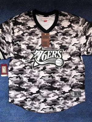Mitchell & Ness NBA Philadelphia 76ers Camo Jersey new, size M