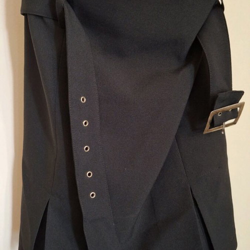 Mini skirt with belt used, size Small, black