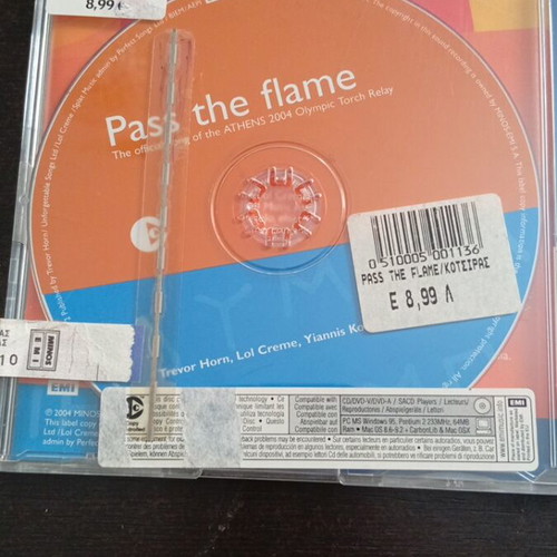 Pass the flame CD single like new