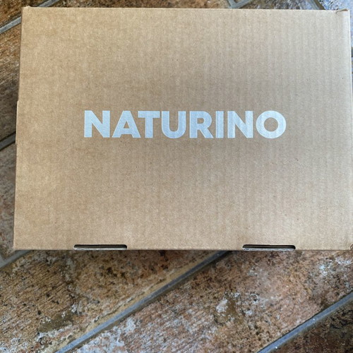 Naturino sandals size 24 new, leather, blue and green