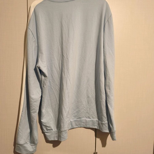 Shein long sleeved T-shirt 2XL like new, light blue with white stripes