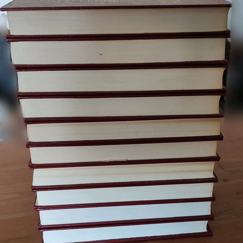 Scholikos Thisavros 10 volumes world encyclopedia 1981 like new
