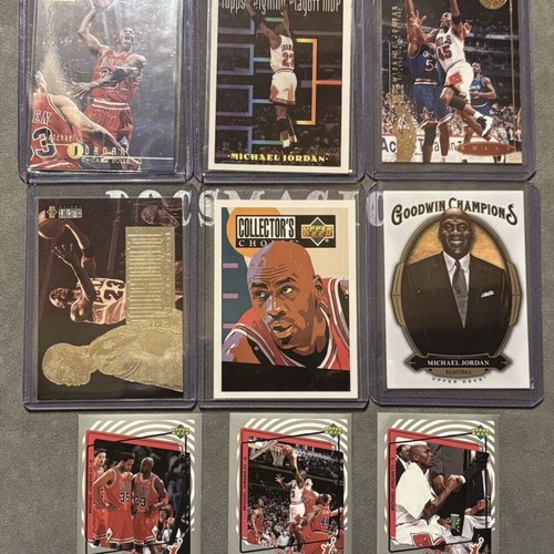 Michael Jordan 9 cards used