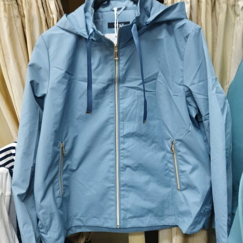 Yookie women's spring turquoise trench coat new with detachable hood