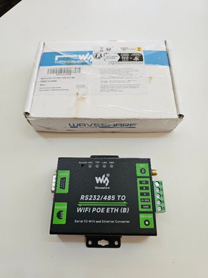 Waveshare RS232/485 σε WiFi PoE Ethernet βιομηχανικός Serial Server Gateway
