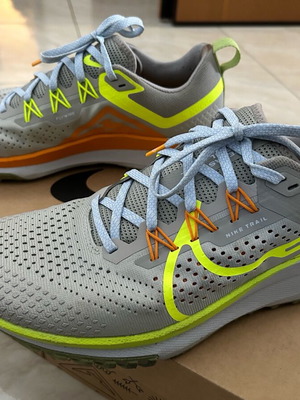 Nike React Pegasus Trail 4 Trail Running Shoes like new, gray, size 42