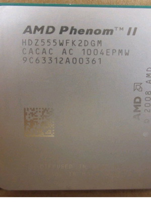 AMD Phenom II X2 555 3.2GHz Black Edition CPU processor used