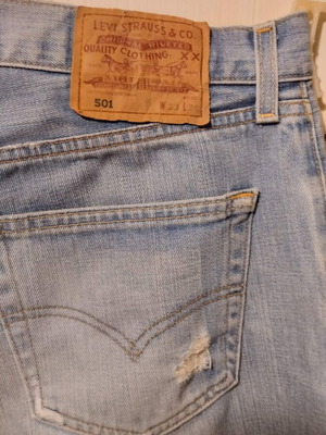 Levi's 501 vintage τζιν παντελόνι μεταχειρισμένο, νούμερο 33/34, μπλε