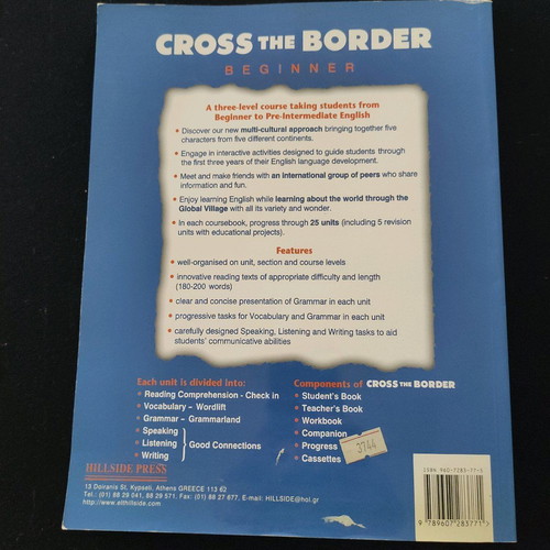 Cross The Border 1 Companion English learning book unused