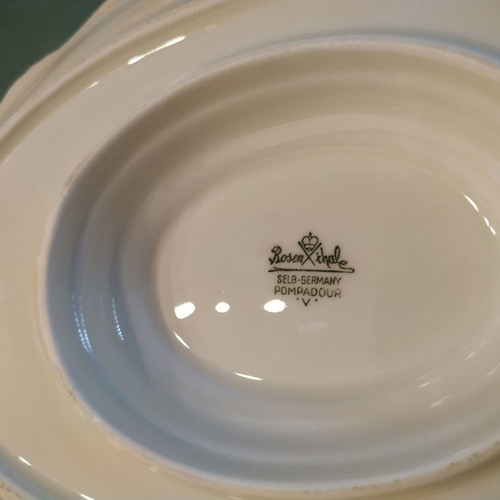 Rosenthal Selb-Germany Pompadour porcelain, 1950.