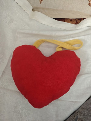 Heart decorative pillow like new