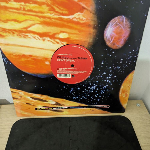 12" Deja Vu Featuring Tasmin Don't Speak vinyl record used, electronic