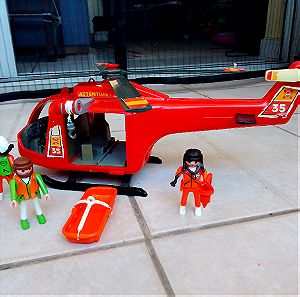 Rescue playmobil ελικόπτερο