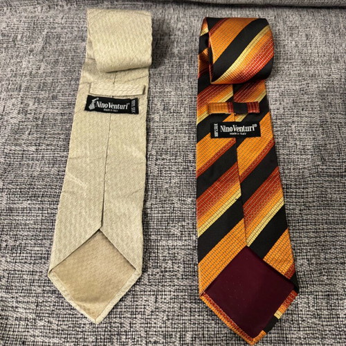 Nino Venturi ties like new, set of 2 pieces