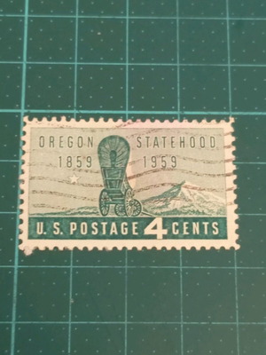 United States stamp 1959 like new, 100th anniversary of Oregon statehood