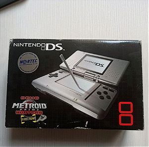 Original Nintendo DS Box + Metroid Prime Hunter (First Hunt) DEMO (Δεν περιλαμβάνεται η κονσολα)