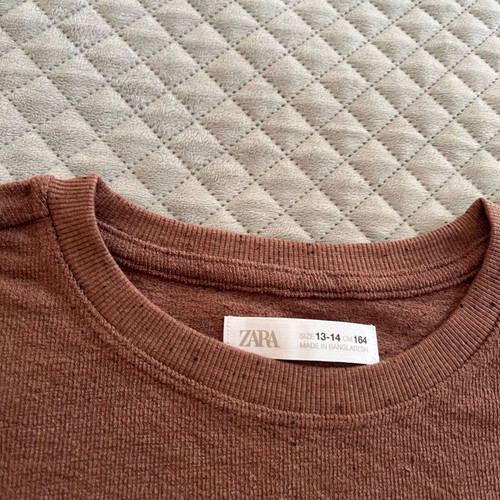 Zara boys' brown sweater like new, size 164 cm, age 13-14