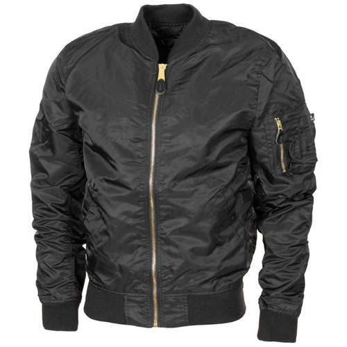 MFH Flight Jacket MA-1 Large black like new