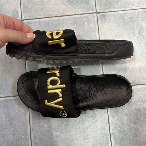Superdry slippers size 39 like new