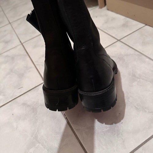 Zara boots black size 39 like new