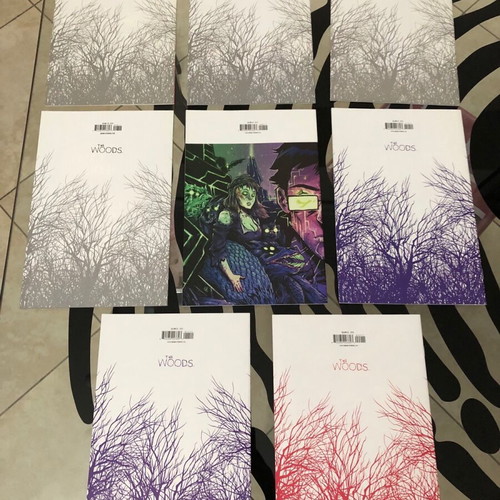 The Woods set of 8 comics new, signed by Michael Dialynas