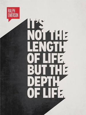 Ralph Emerson Quote Poster