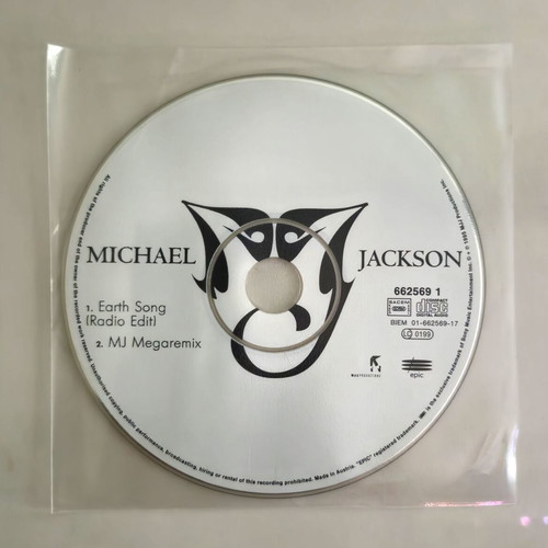 Michael Jackson Earth Song & MJ Megaremix CD single used, pop