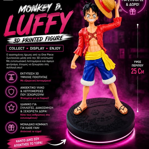 Monkey D. Luffy 3D printed figure new