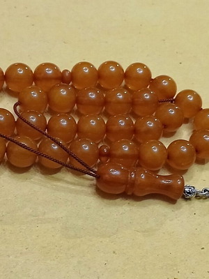 Bakelite Worry Beads used with vintage oriental metal elements